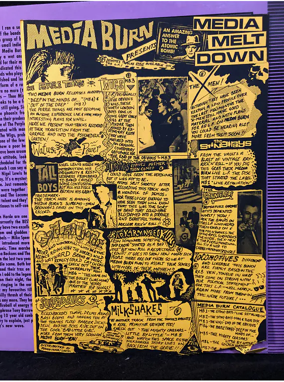 Various (Punk Garage) – Meltdown On Media Burn (UK)