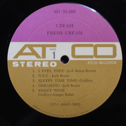Cream (2) – Fresh Cream (Ed USA '67)