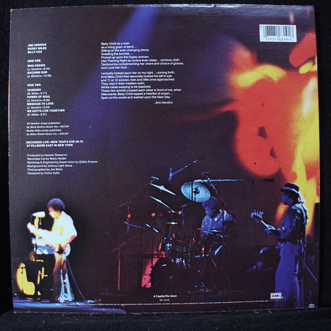 Jimi Hendrix – Band Of Gypsys (Ed USA 80's)