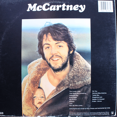 Paul McCartney – McCartney I (Ed USA '80s)
