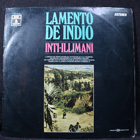 Inti Illimani – Lamento De indio (Ed Ecuador '71)