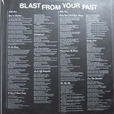 Ringo Starr ‎– Blast From Your Past (Ed Japón)