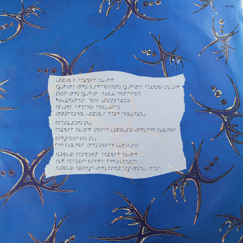 Robert Plant (Led Zeppelin) – Shaken 'N' Stirred (orig 85 BR)