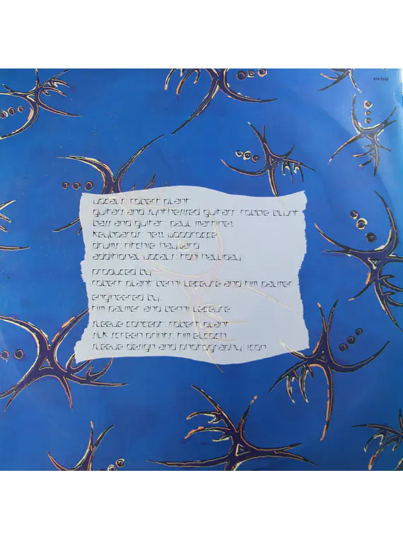 Robert Plant (Led Zeppelin) – Shaken 'N' Stirred (orig 85 BR)