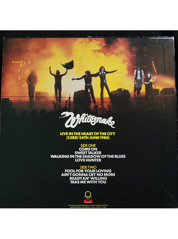 Whitesnake – Live... In The Heart Of The City (Ed Japón)