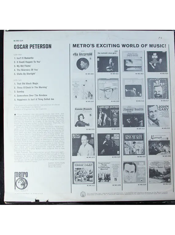 Oscar Peterson – Oscar Peterson