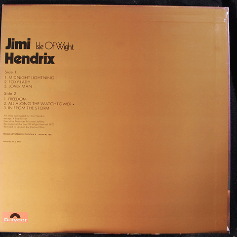 Jimi Hendrix – Isle Of Wight (Ed Japón)