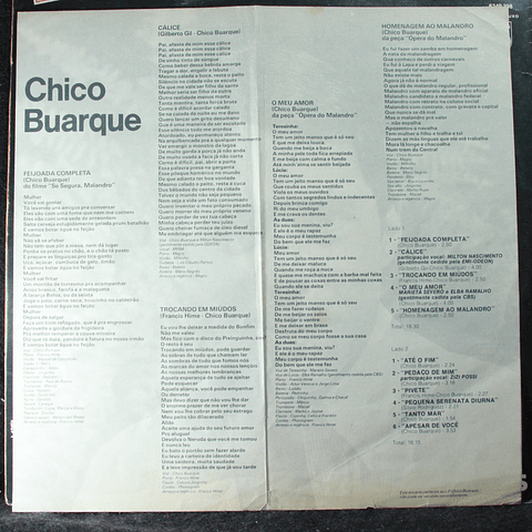 Chico Buarque ('78 Feijoada Completa)