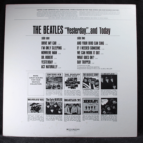 Beatles – Yesterday And Today (Ed Japón)