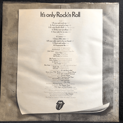 Rolling Stones – It's Only Rock 'N Roll (Ed Japón)