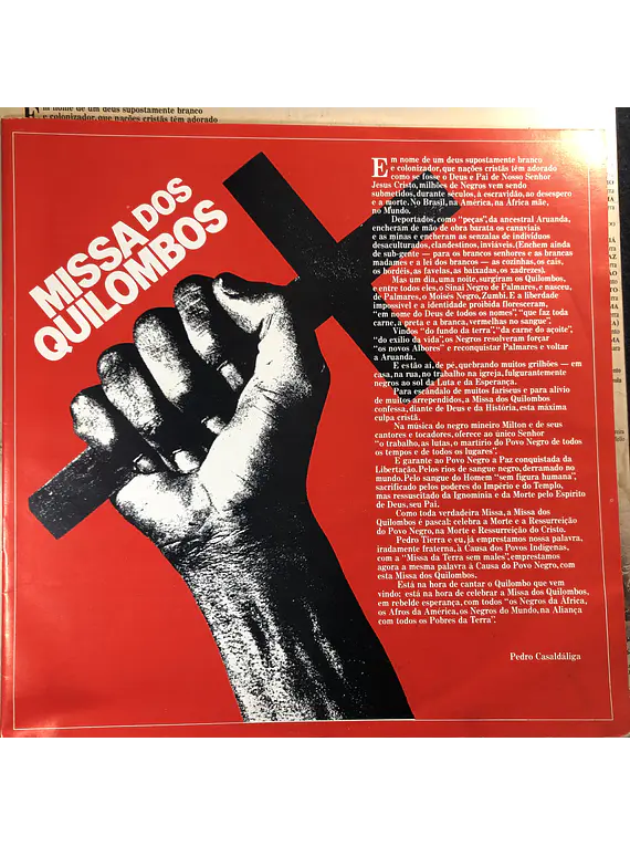 Milton Nascimento / Pedro Casaldáliga / Pedro Tierra – Missa Dos Quilombos