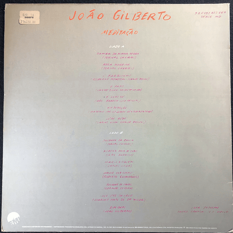 João Gilberto ‎– Meditação