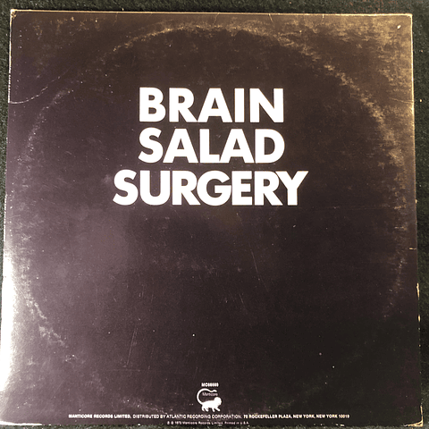 Emerson, Lake & Palmer ‎– Brain Salad Surgery (1a Ed USA)