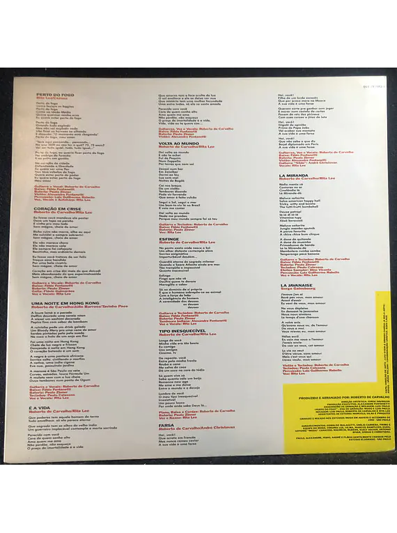 Rita Lee E R. Carvalho (Perto do Fogo '90)