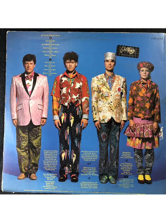 Talking Heads – Little Creatures (orig 80's BR)