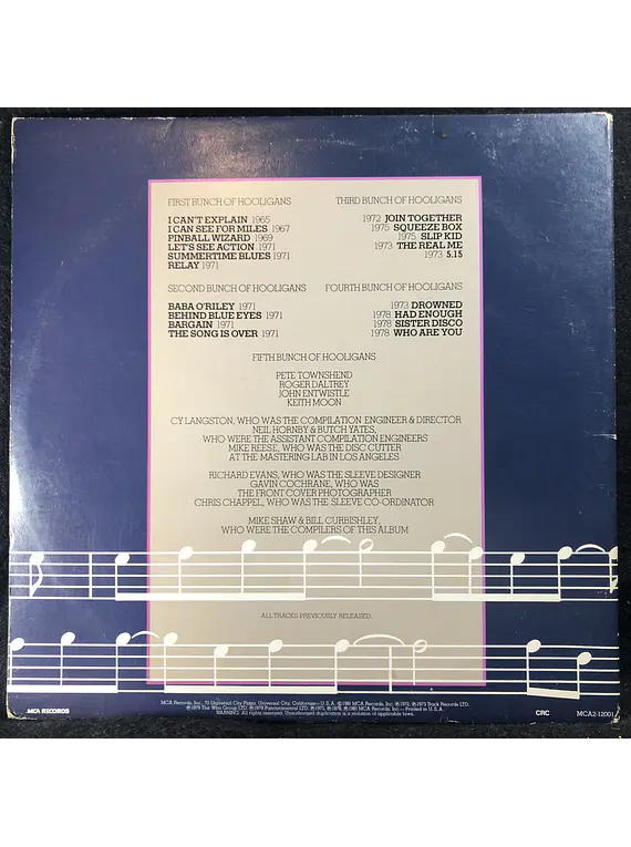 Who, The – Hooligans (Ed USA '81)