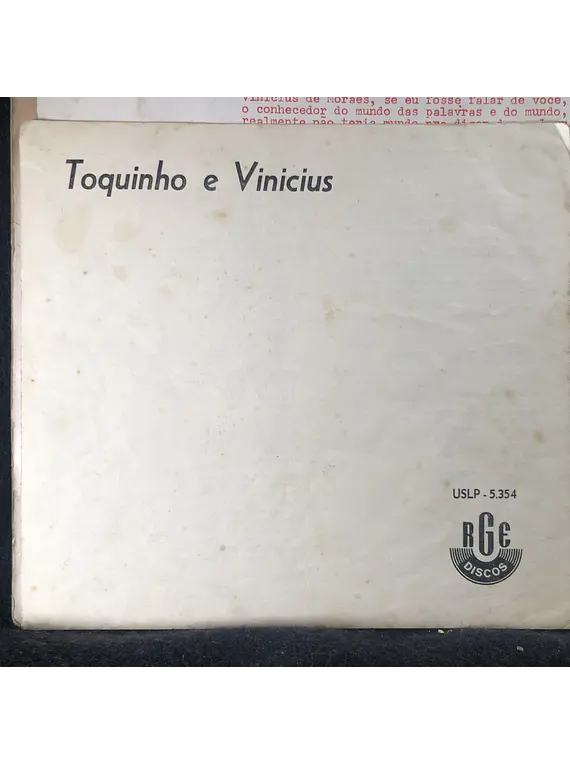 Vinicius e Toquinho - 1971