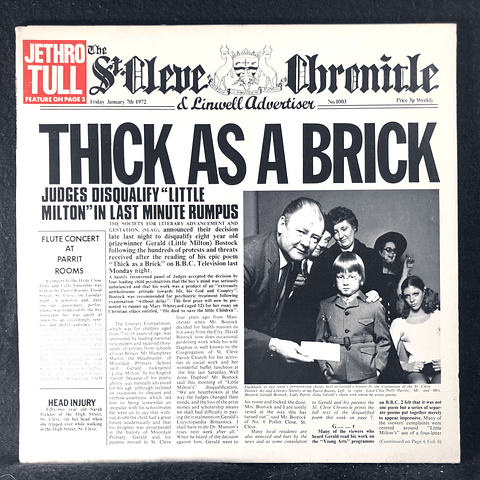 Jethro Tull – Thick As A Brick (Ed USA '77)