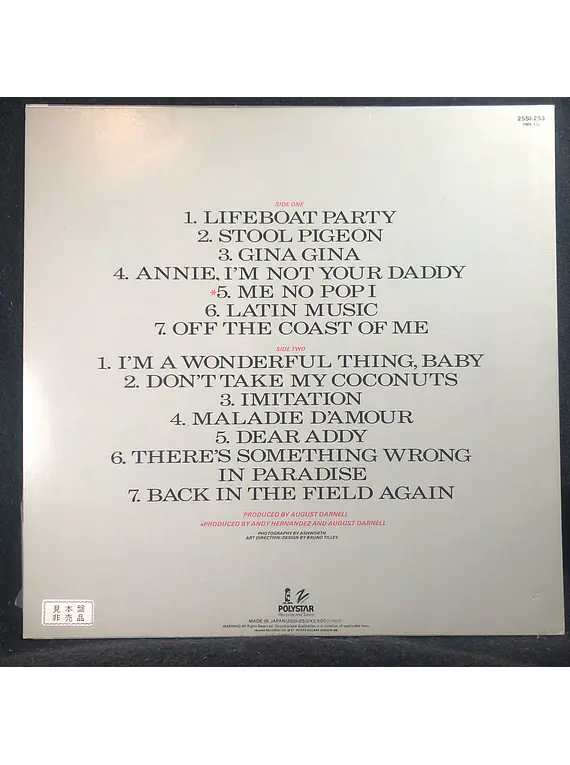 Kid Creole & The Coconuts* – Cre~Olé - The Best Of (Ed Japón)