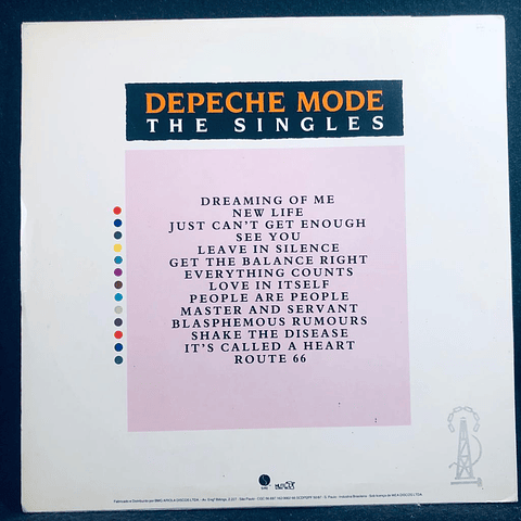 Depeche Mode ‎– The Singles (orig '88 BR)