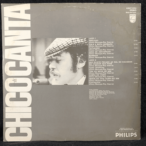 Chico Buarque – Chico Canta - Calabar, O Elogio Da Traição