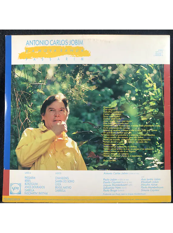 Tom Jobim, Antonio Carlos ‎– Passarim
