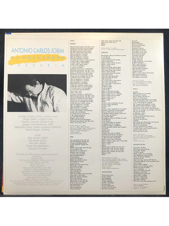 Tom Jobim, Antonio Carlos ‎– Passarim