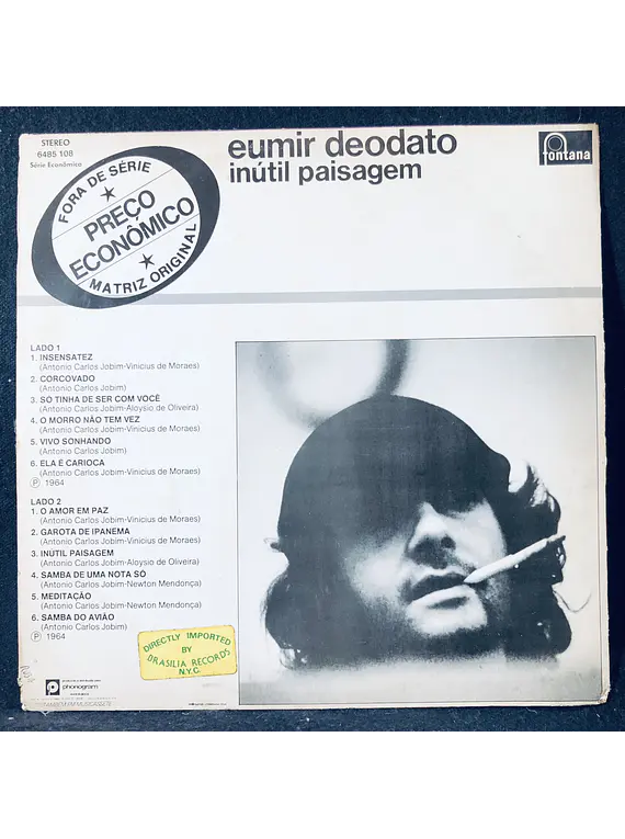 Eumir Deodato – Inútil Paisagem