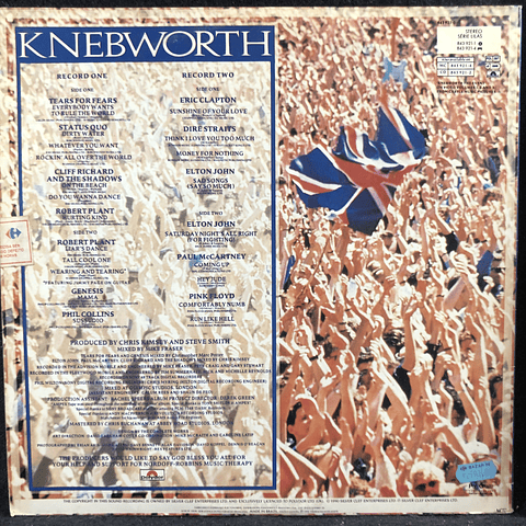 Various Pink Floyd, Clapton, McCartney, Phil Collins ... – Knebworth