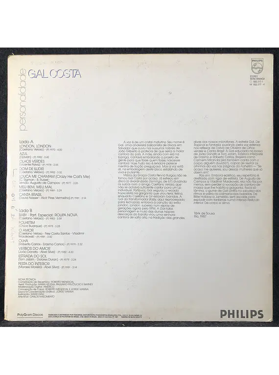 Gal Costa – Personalidade