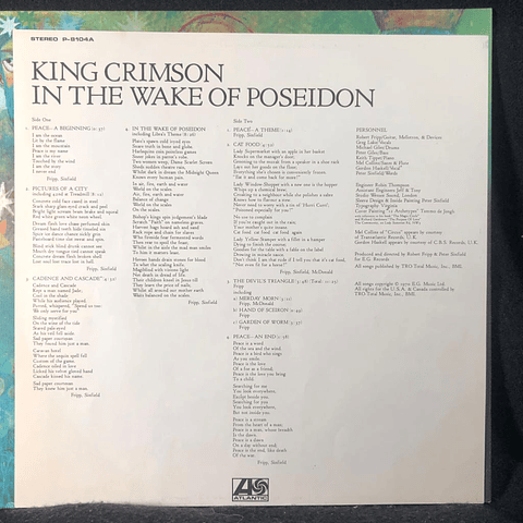 King Crimson – In The Wake Of Poseidon (Ed Japón)