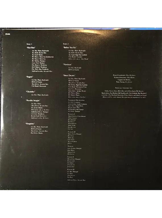 Lyle Mays – Street Dreams (orig '88 BR)