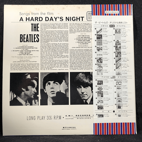 Beatles – A Hard Day's Night (Ed Japón)