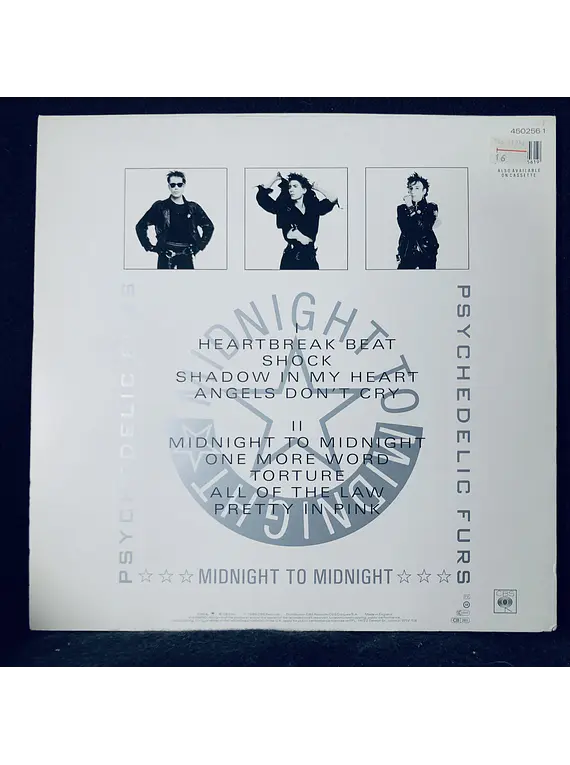Psychedelic Furs* – Midnight To Midnight (Ed UK)