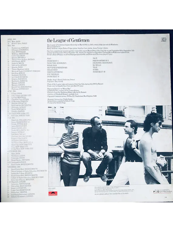 Robert Fripp (King Crimson) / The League Of Gentlemen (Ed USA)