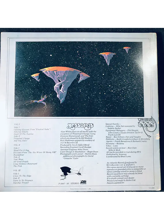 Yes – Yessongs (Ed Japón)