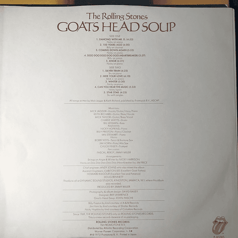 Rolling Stones – Goats Head Soup (Ed Japón)