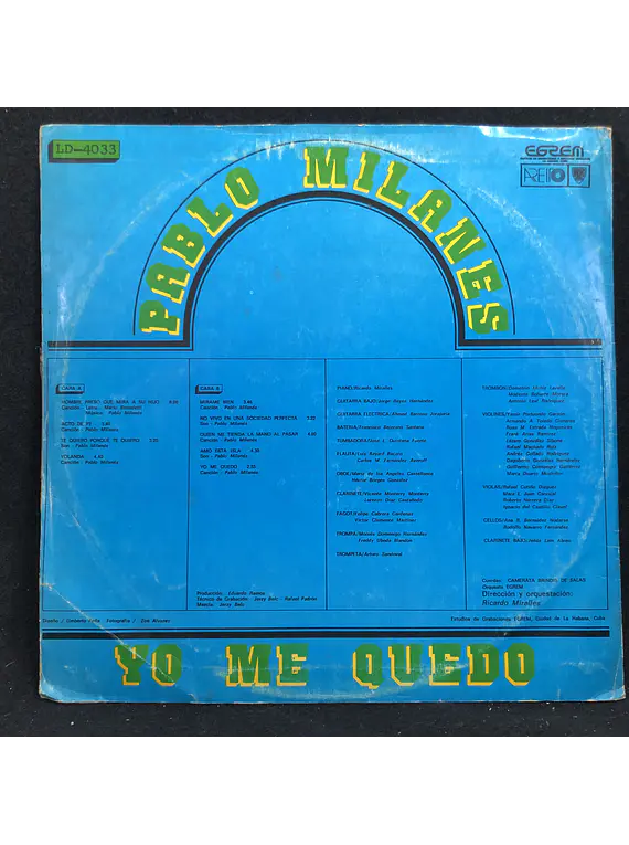 Pablo Milanés – Yo Me Quedo