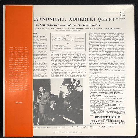 Cannonball Adderley Quintet in San Francisco (Ed Japón)