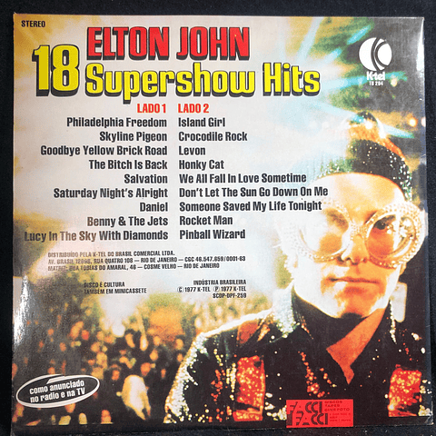 Elton John – 18 Supershow Hits