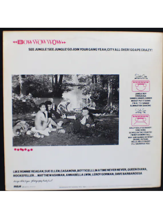 Bow Wow Wow – See Jungle! See Jungle! Go Join Your Gang Yeah, City All Over! Go Ape Crazy! (Ed. Japón)