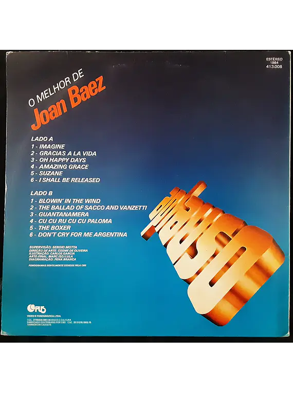 Joan Baez – O Melhor De Joan Baez