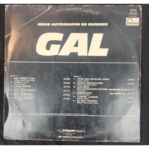 Gal Costa – Série Autógrafos de Sucesso