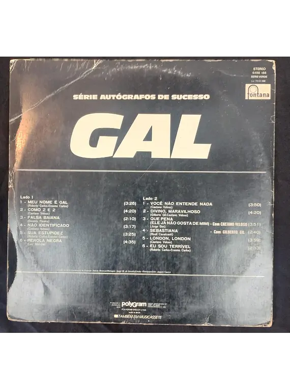 Gal Costa – Série Autógrafos de Sucesso