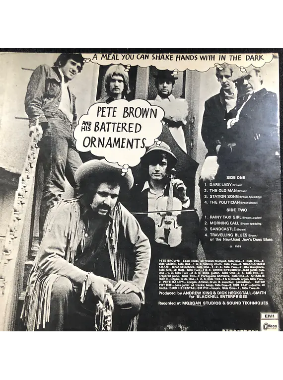 Pete Brown And His Battered Ornaments – A Meal You Can Shake Hands With In The Dark (Ed Japón)