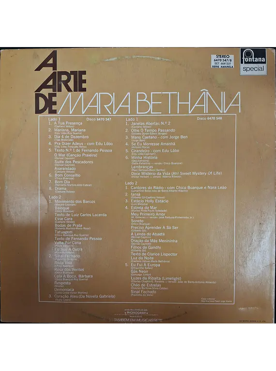 Maria Bethânia – A Arte De Maria Bethânia