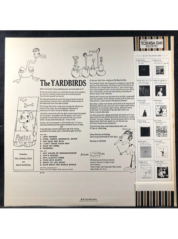 Yardbirds '66 (with Jeff Beck) ed. Japón