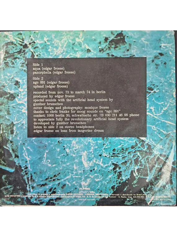 Edgar Froese – Aqua