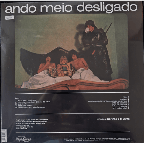 Mutantes* – A Divina Comédia Ou Ando Meio Desligado