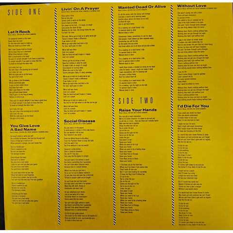 Bon Jovi – Slippery When Wet